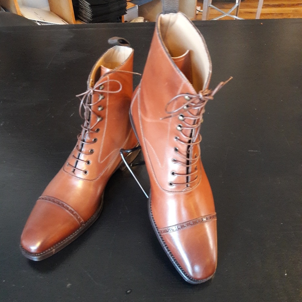 Men's custom made boots by Roger boots RIC